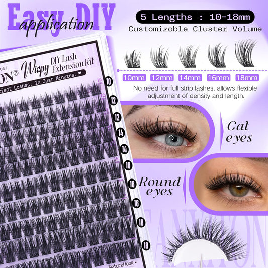 FanXiton DIY lash extension kit enables easy home application