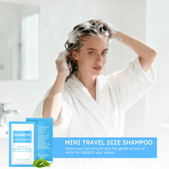 FAOEHN mini shampoo packet 0.35 oz with single-use convenience.