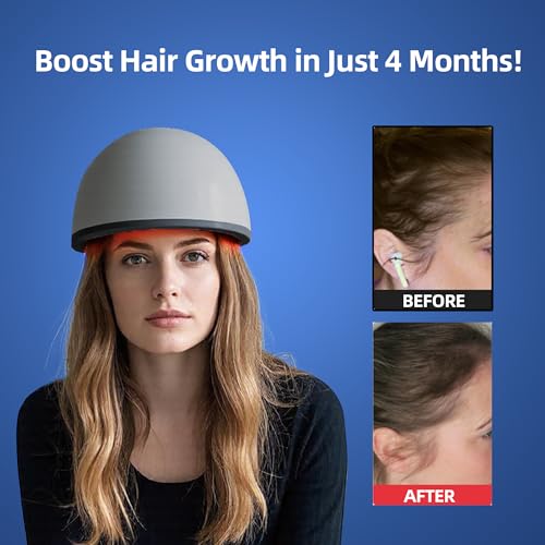 Hair Growth Device hands-free design enables relaxed use during TV time
