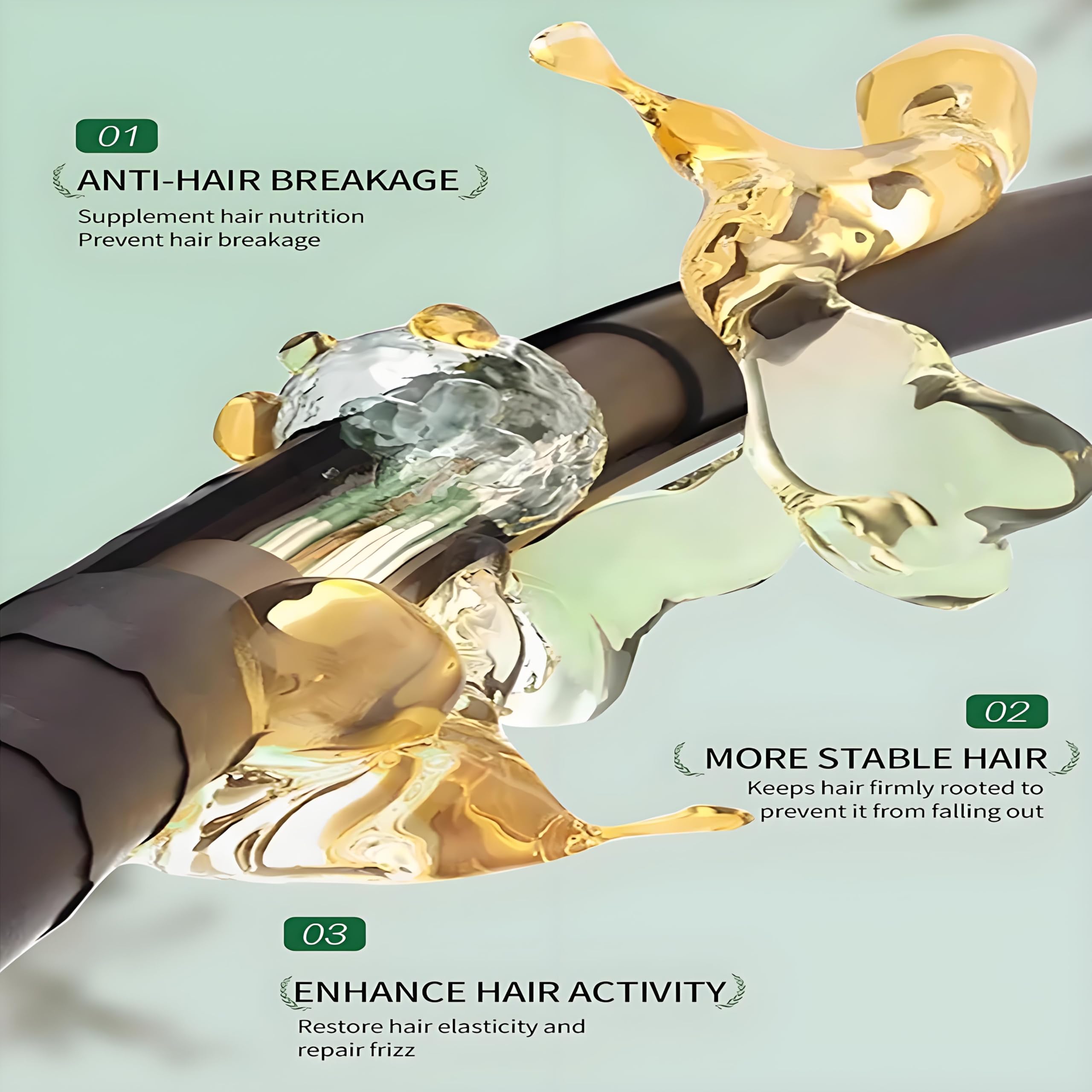 Application scene showing easy dropper use for scalp care