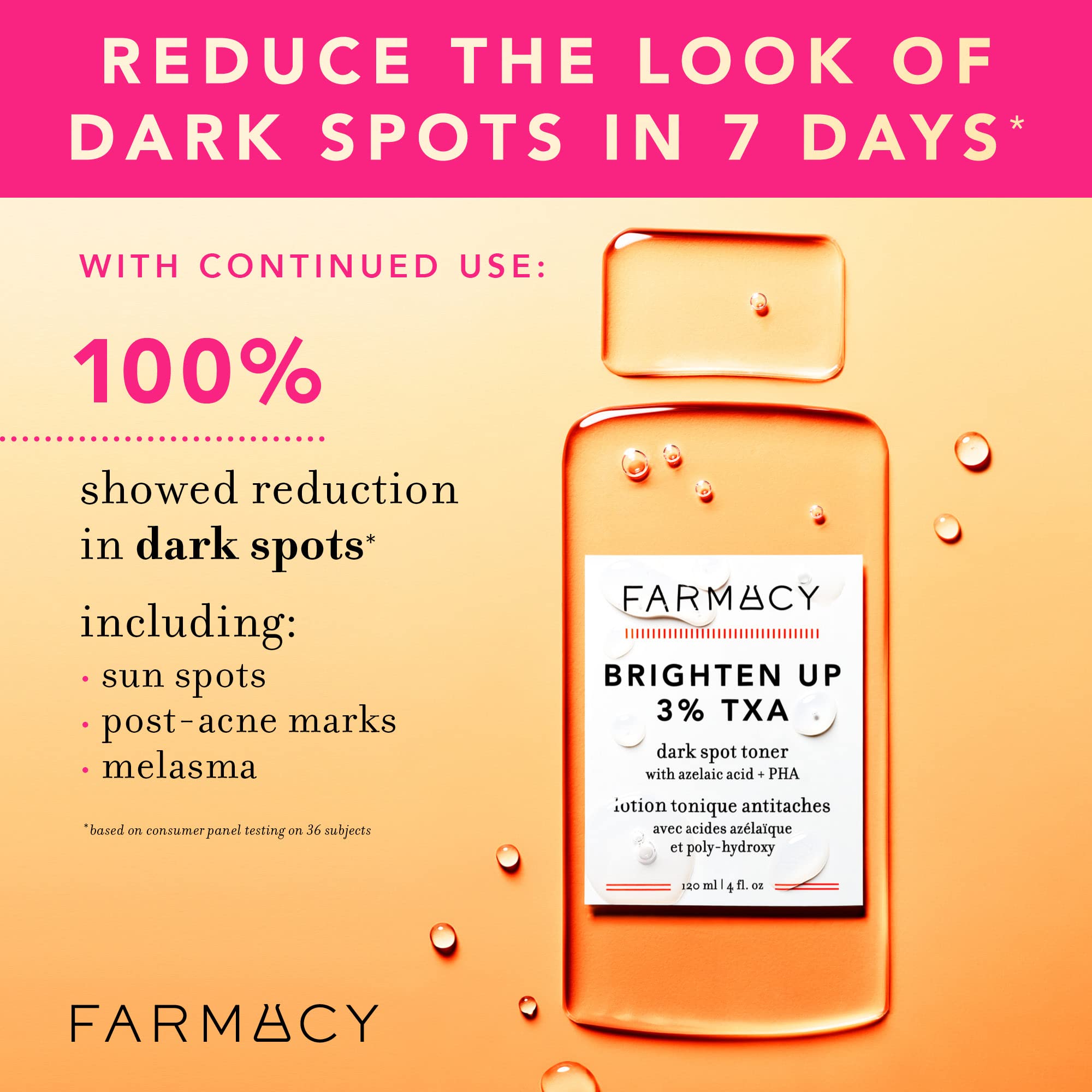 Farmacy azelaic acid toner clarifies complexion and evens texture