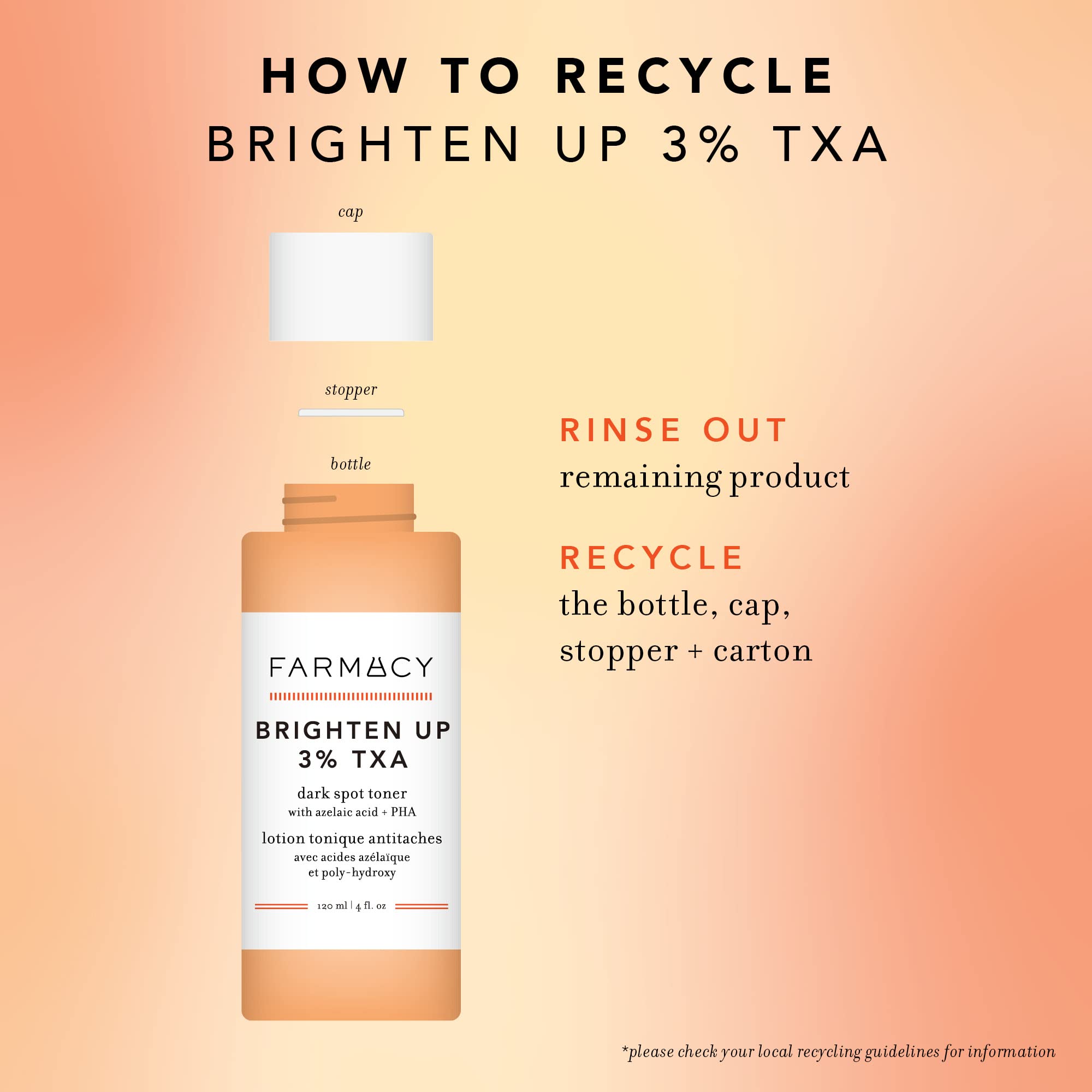Farmacy ritual-centric image encourages consistent care for healthier skin