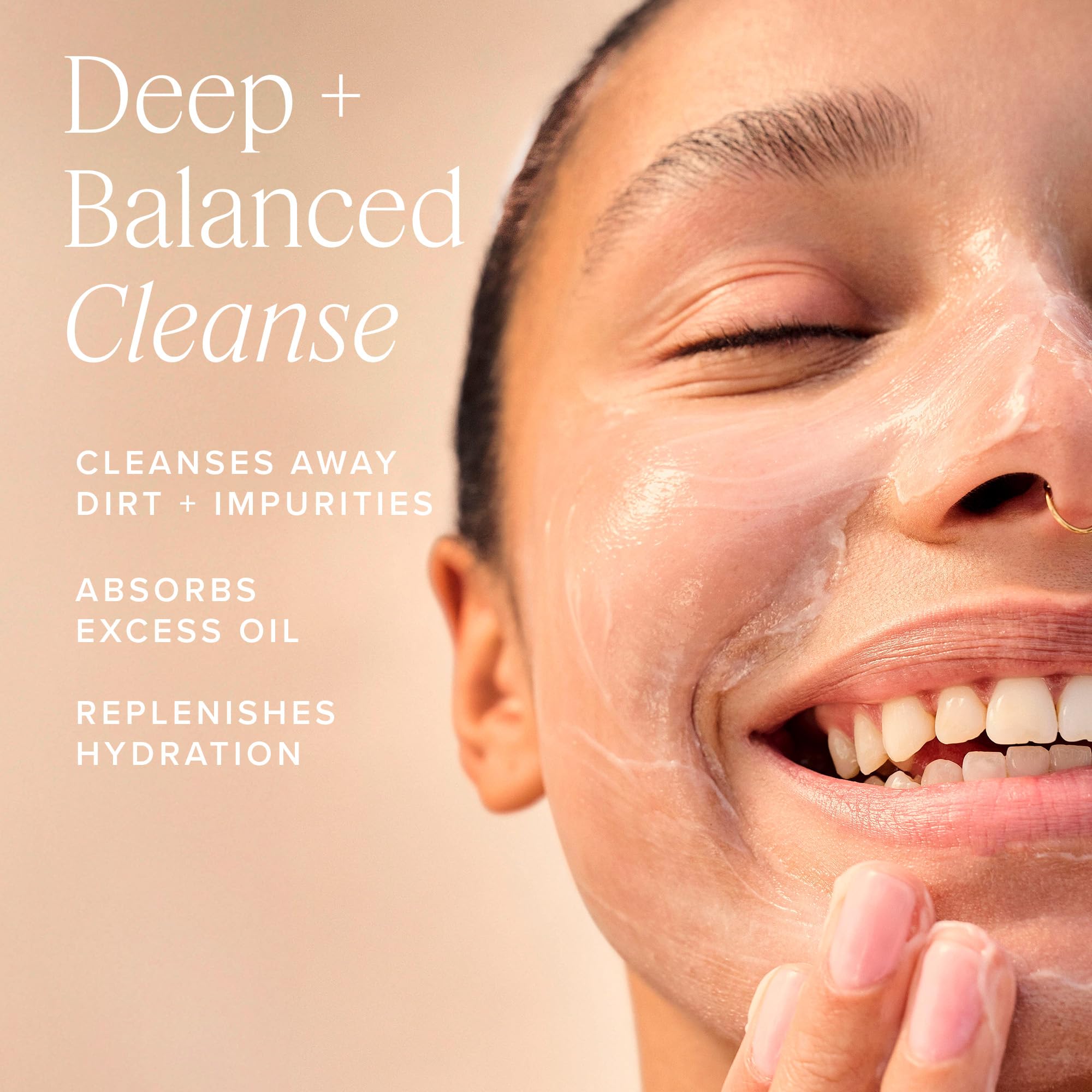 Sodium PCA highlighted as hydrating ingredient for daily use.