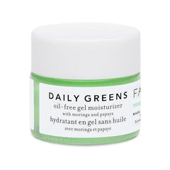 Farmacy Travel Face Moisturizer bottle close-up showing fragrance-free oil-free hydration