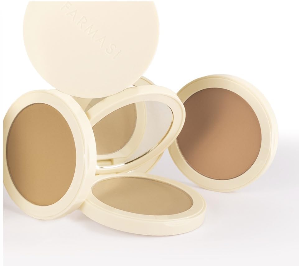FARMASI BB All-in-One Powder provides lightweight coverage with a skin-like blend.