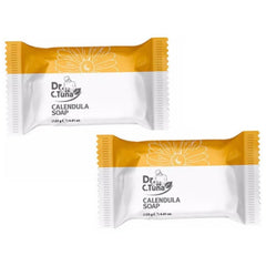 FARMASi Dr C Tuna Calendula Soap bottle demonstrates hydration for dry skin.