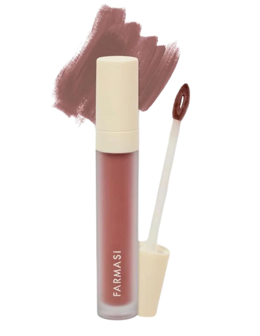 FARMASi Matte Liquid Lipstick Cool Beige packaging for on-the-go use