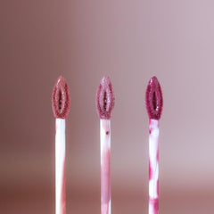 Farmasi Matte Liquid Lipstick Nude Essence close-up showing creamy finish.