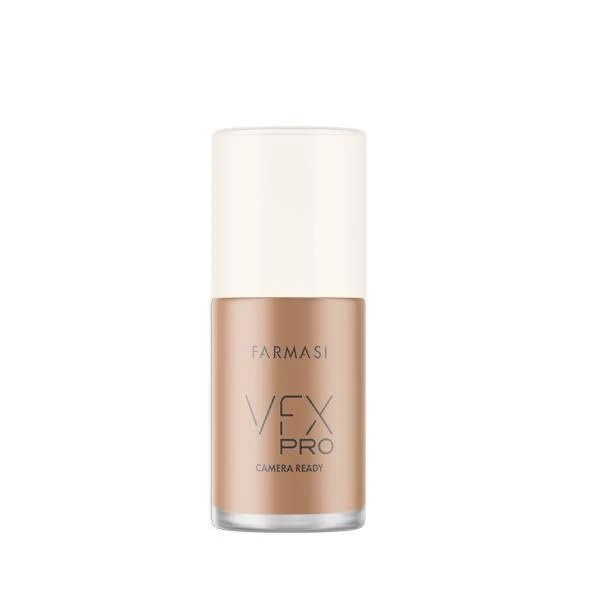 Farmasi VFX Pro Foundation bottle with pump for buildable, long-lasting, natural-matte finish