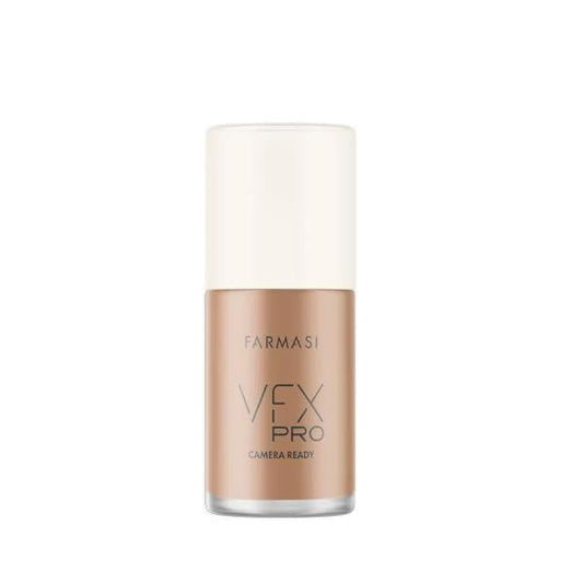 Farmasi VFX Pro Foundation bottle with pump for buildable, long-lasting, natural-matte finish