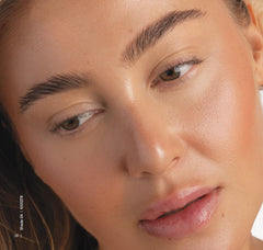 Close-up of a face after applying FARMASi Vfx Pro Concealer for brightened under-eye.