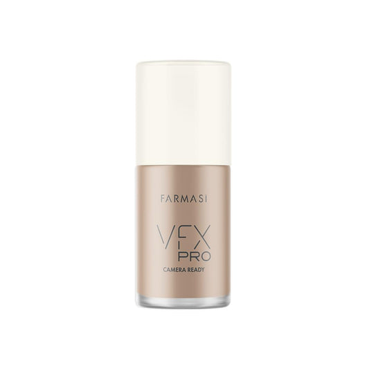 Farmasi VFX Pro long-lasting primer bottle provides a smooth base for makeup.