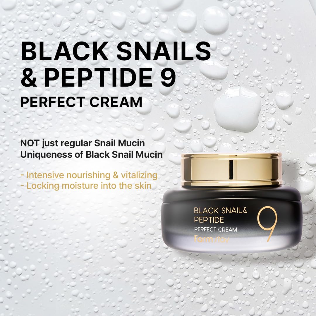 FarmStay cream texture swirl demonstrates smooth, non-greasy hydration.