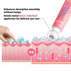Deep ocean minerals in the eye cream reinforce moisture and skin barrier.