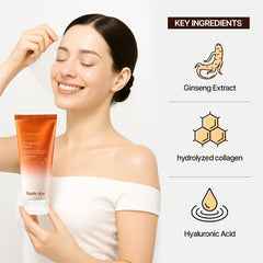 FARMSTAY Ginseng Collagen peel-off film ready for gentle removal