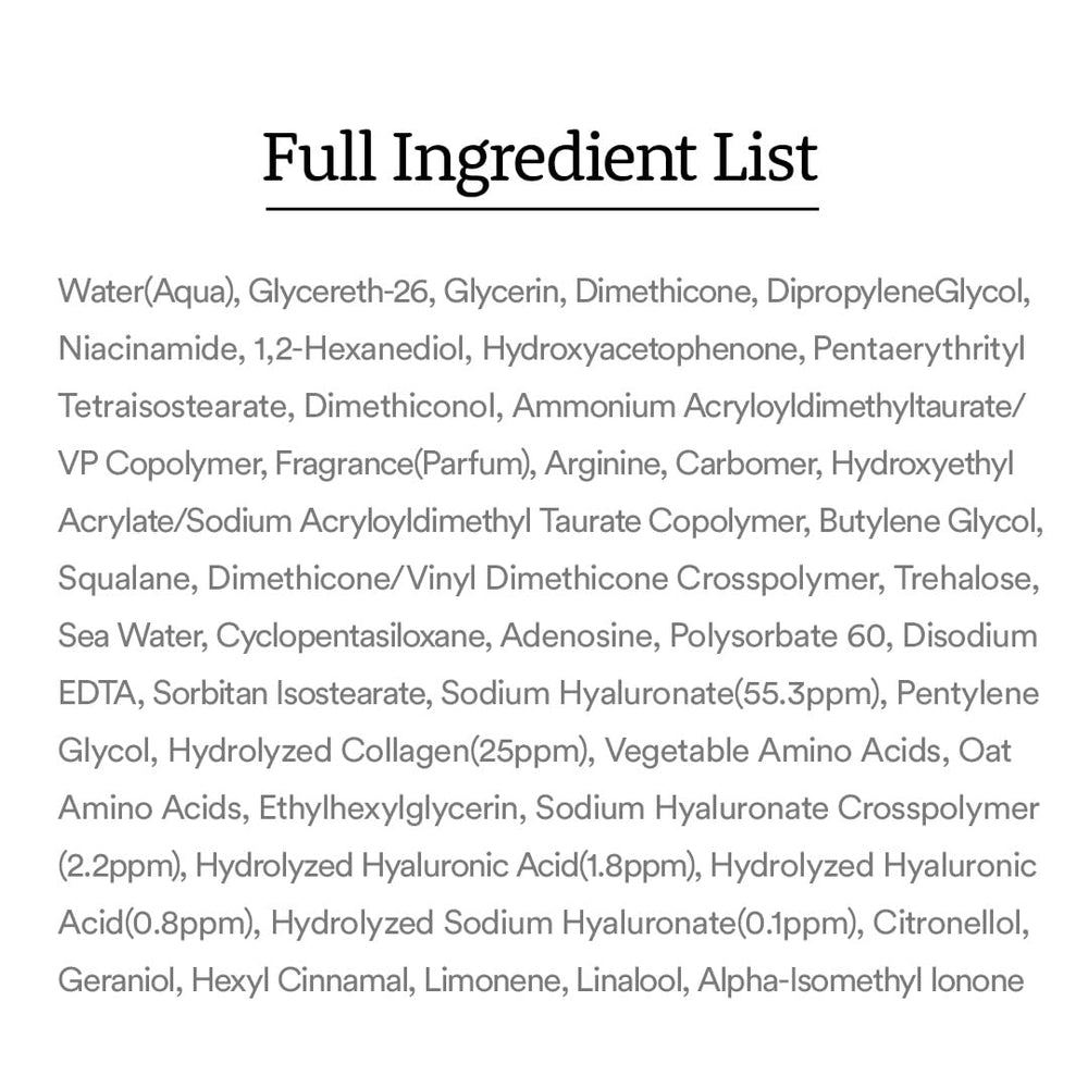 Lightweight, non-greasy formula suitable for all skin types.