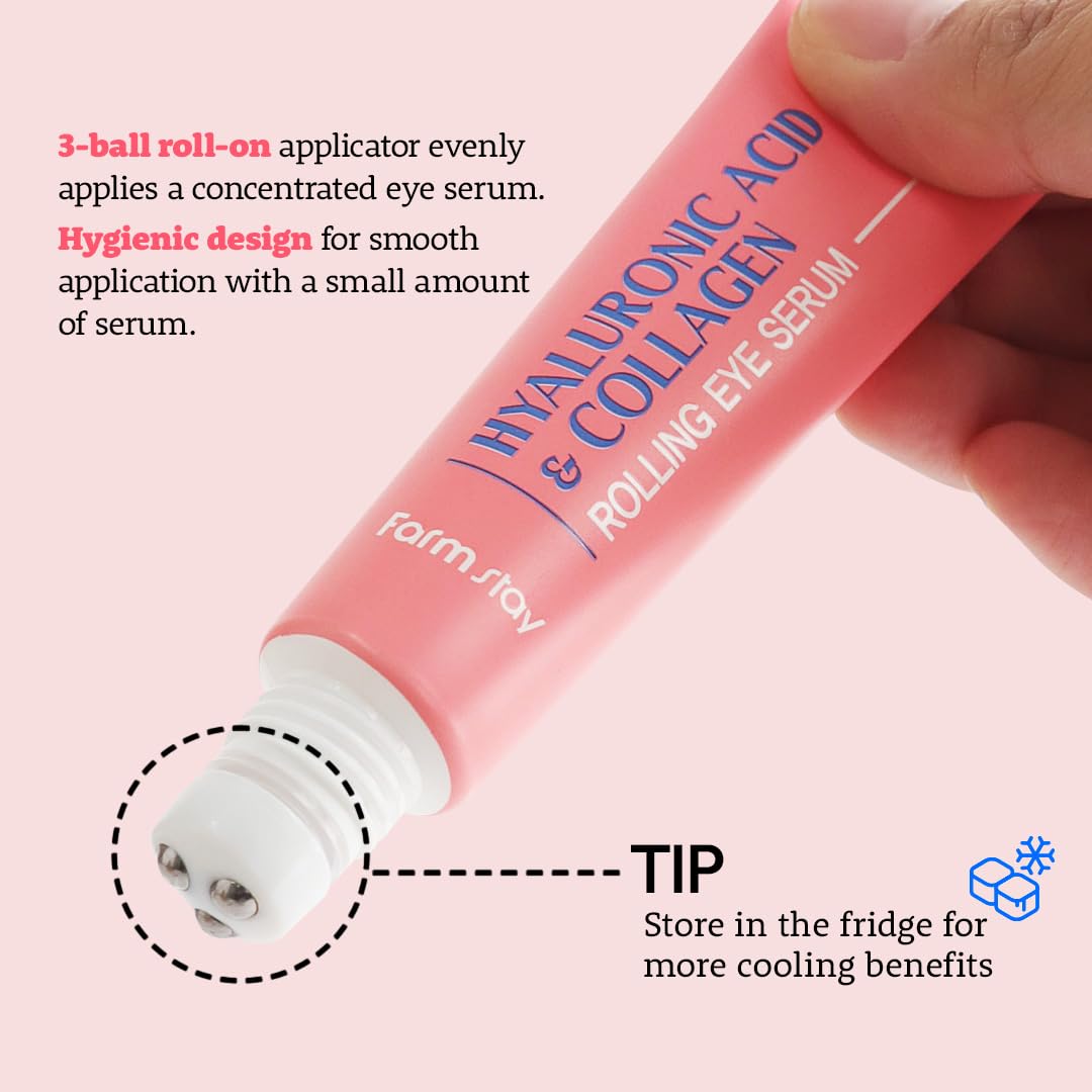Marine and plant collagen support added firmness around the delicate under-eye area.