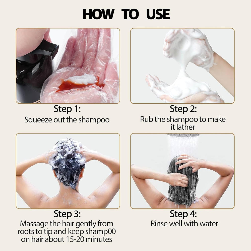 Salon-like color results at home with Farndu 3-in-1 shampoo.