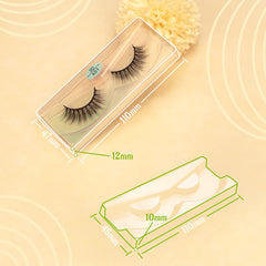 Durable, reusable lashes up to 20 uses with proper care.