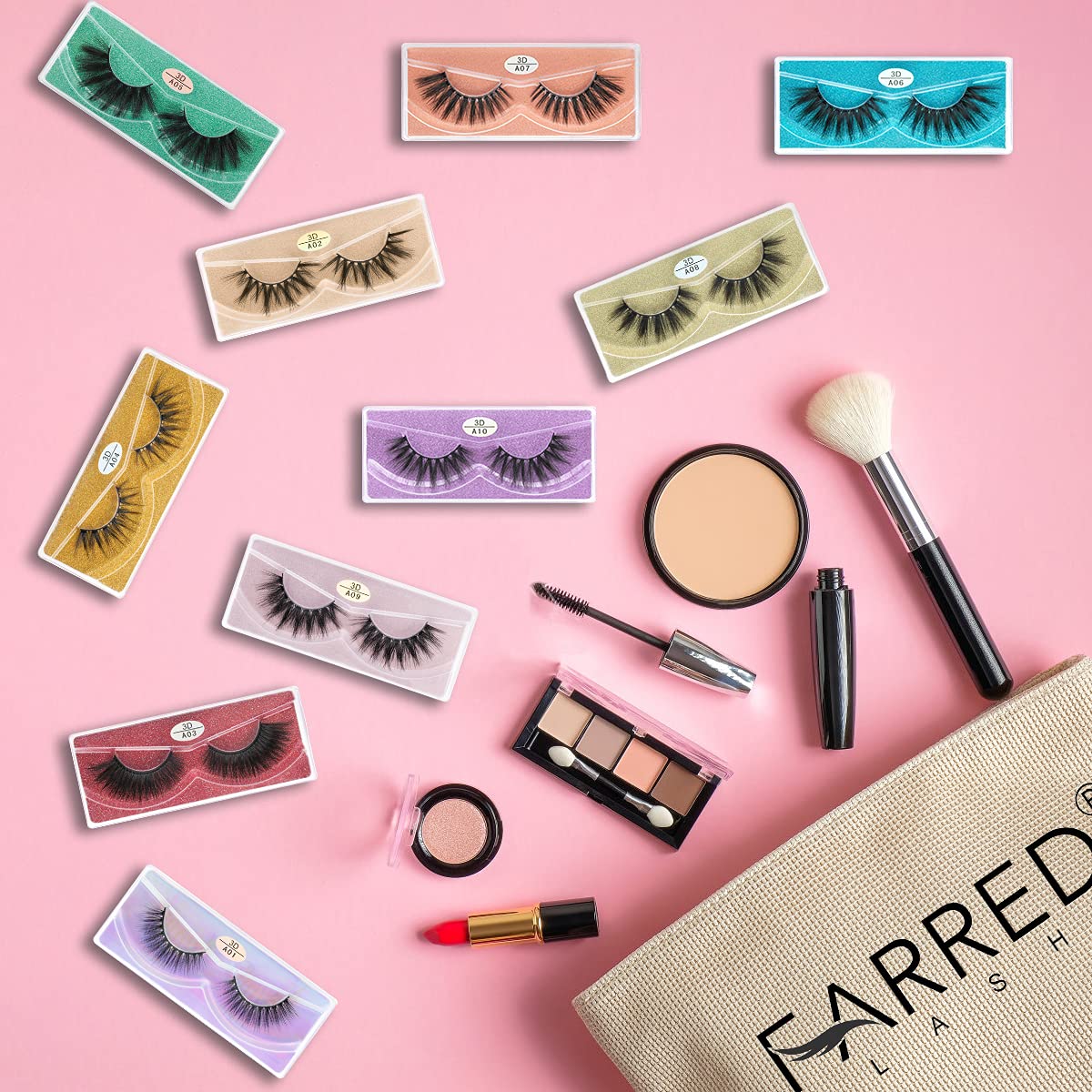 FARRED gift-ready eyelashes present a thoughtful option for lash lovers.