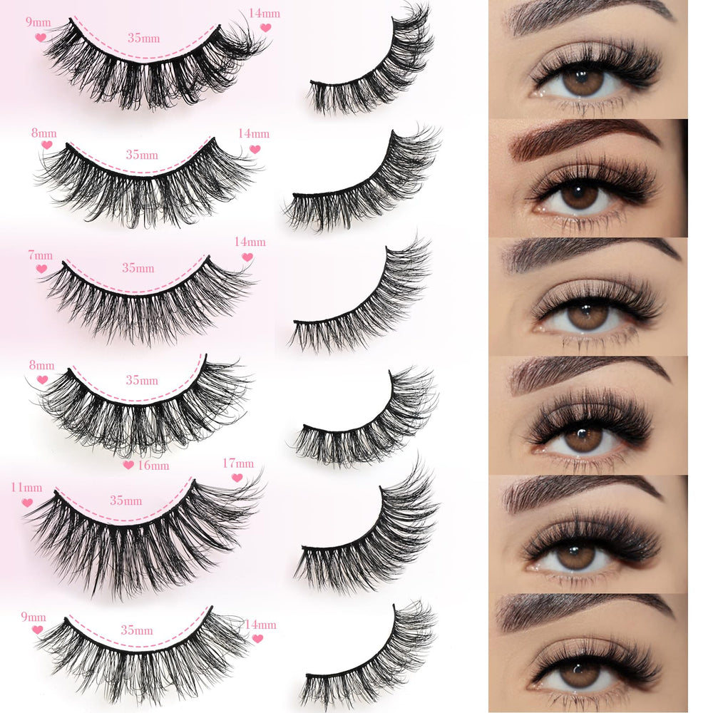 FARRED Lashes cat-eye design elongates eyes with subtle lift.
