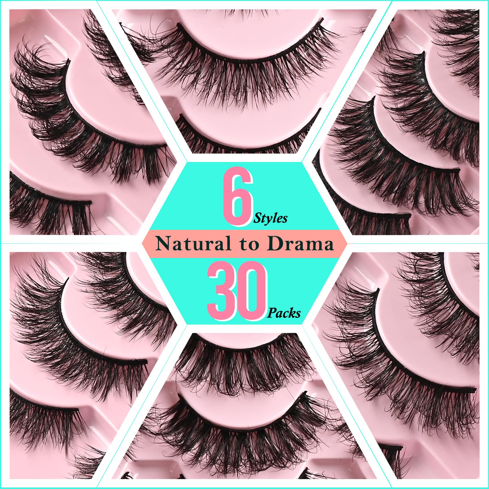 FARRED Lashes soft, feathery look for soft daily glamour.