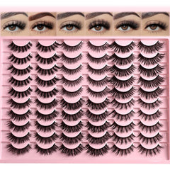 The FARRED Lashes wispy strip lashes create a natural everyday look.