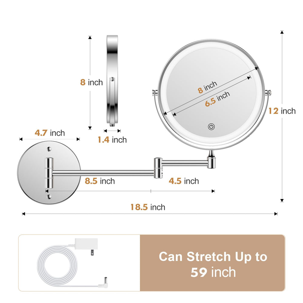 FASCINATE easy-install base suitable for any bathroom or dressing area.