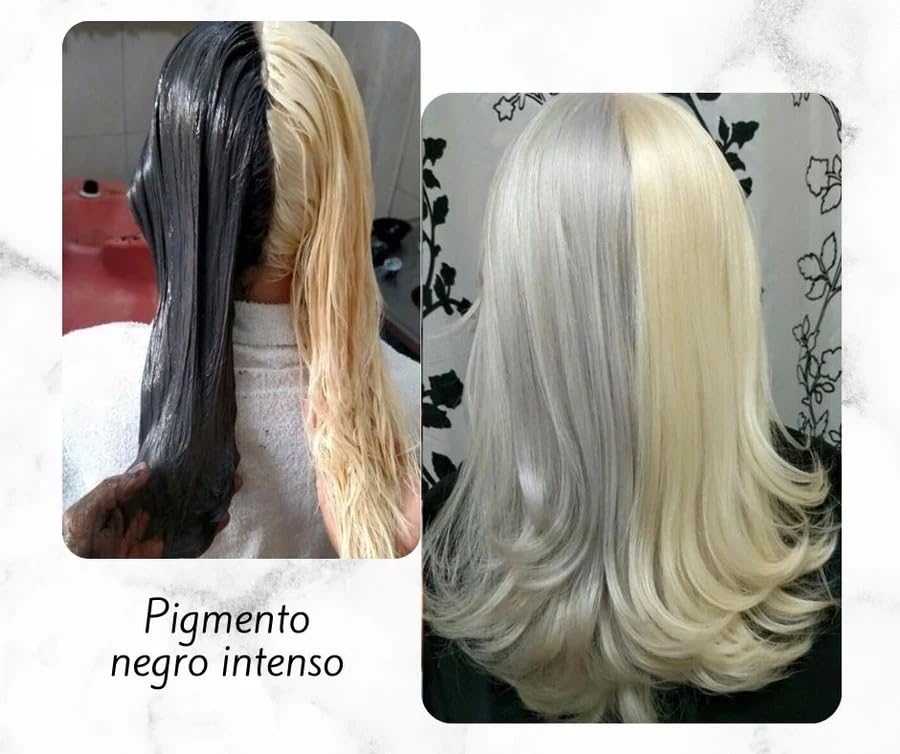 Applying Matiz treatment to damp hair in 1.2-inch sections for even absorption