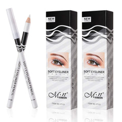 Fashionwu White Eyeliner Pencil closeup showing smooth, precise strokes for clean lines.