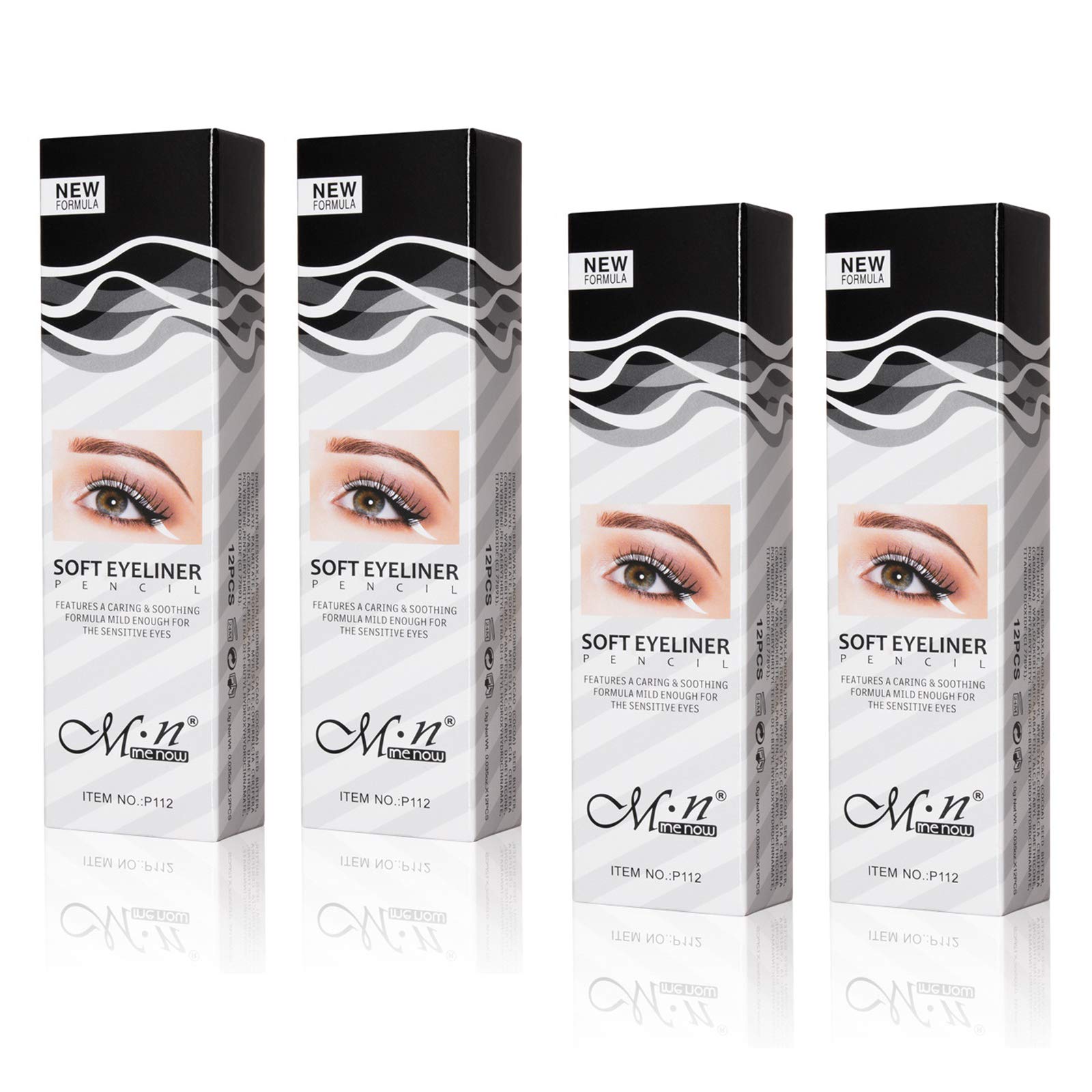 Fashionwu White Eyeliner Pencil closeup shows precise pigment for defined lines
