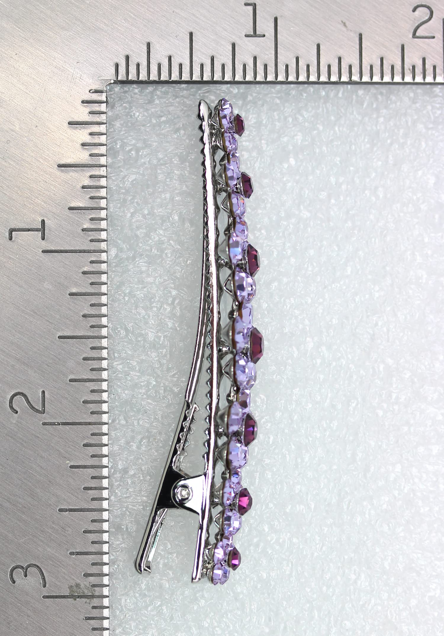 Faship black floral clip complements formal gowns and party looks