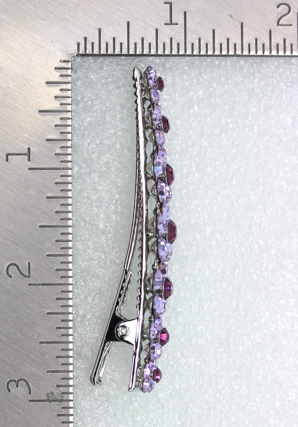 Faship black floral clip complements formal gowns and party looks