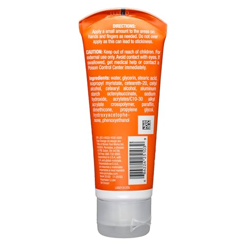 Fast Orange Hand Repair Cream rubbed in with a non-greasy, fast-absorbing texture