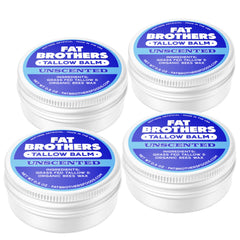 Fat Brothers Tallow Balm tin 0.5 oz shown for long-lasting lip moisture.