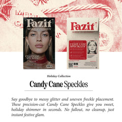 Fazit festival-ready candy cane patches for costumes and events.