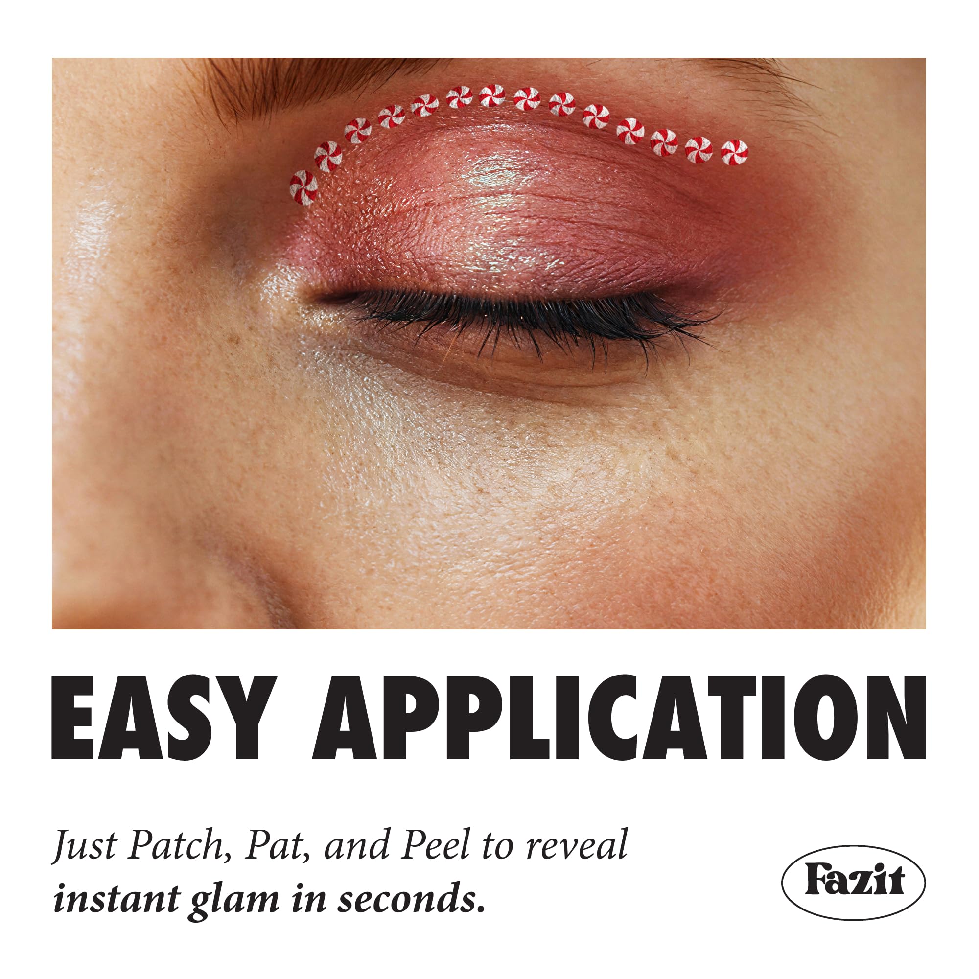 Fazit glitter makeup patches add radiant face sparkle for special occasions.