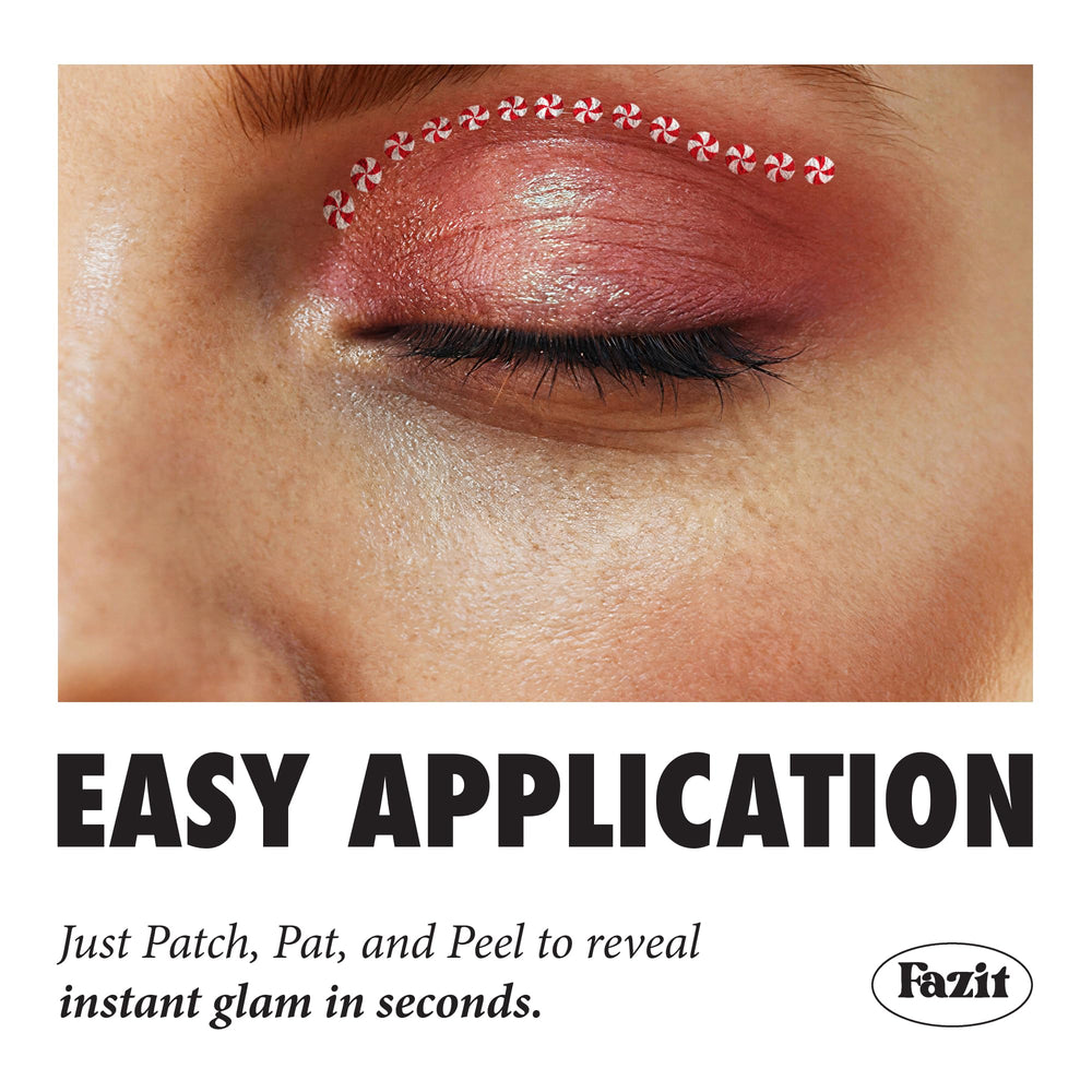 Fazit glitter makeup patches add radiant face sparkle for special occasions.
