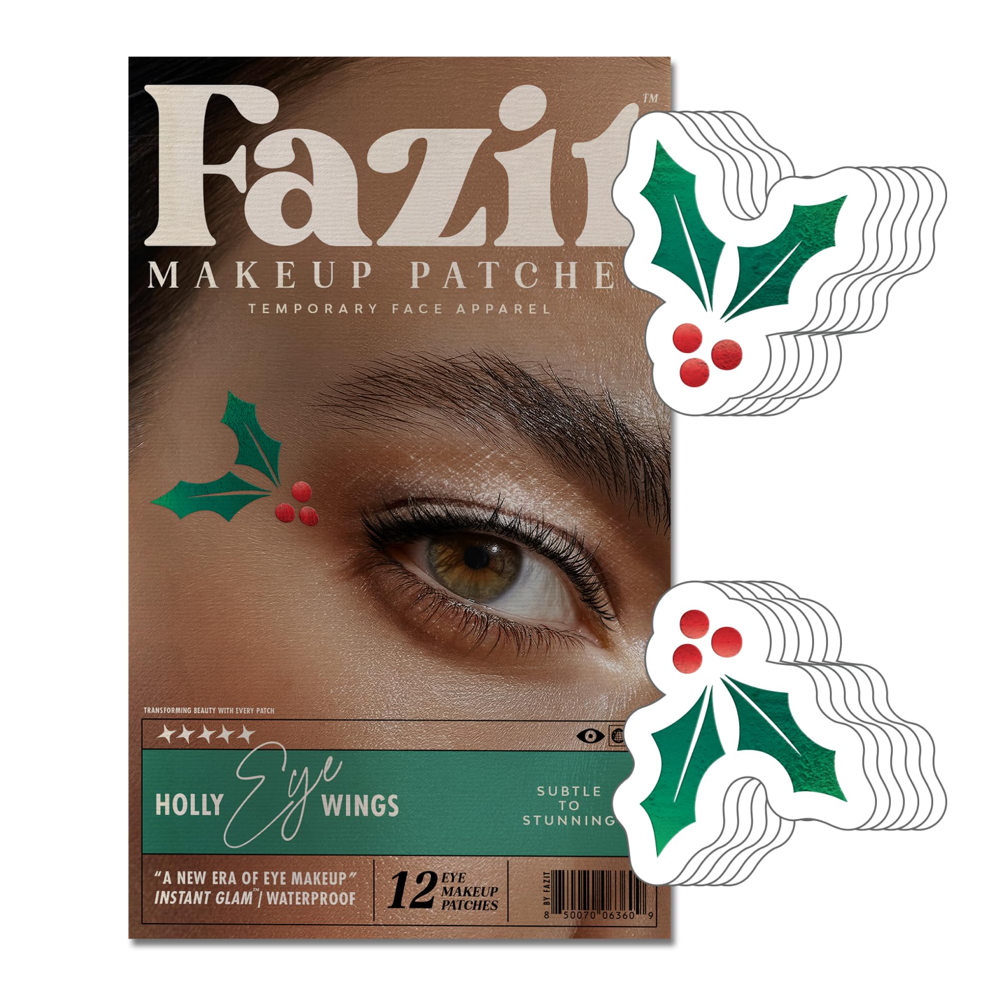 Fazit Holly Wings eye speckles patch close-up highlighting premium, skin-safe materials.