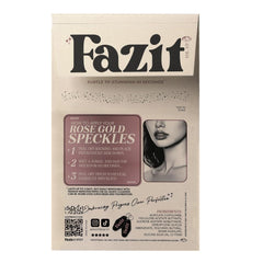 Fazit makeup patches closeup glitter speckles sparkle across skin