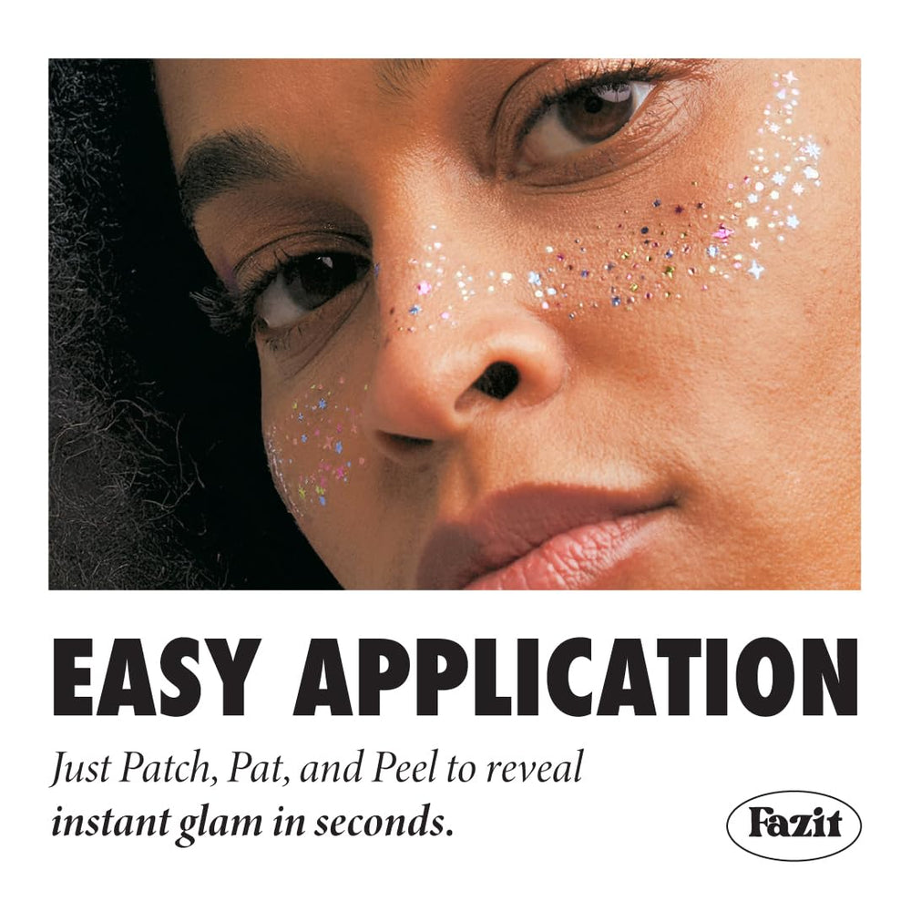 Fazit makeup patches Waterproof speckles for beach or pool looks