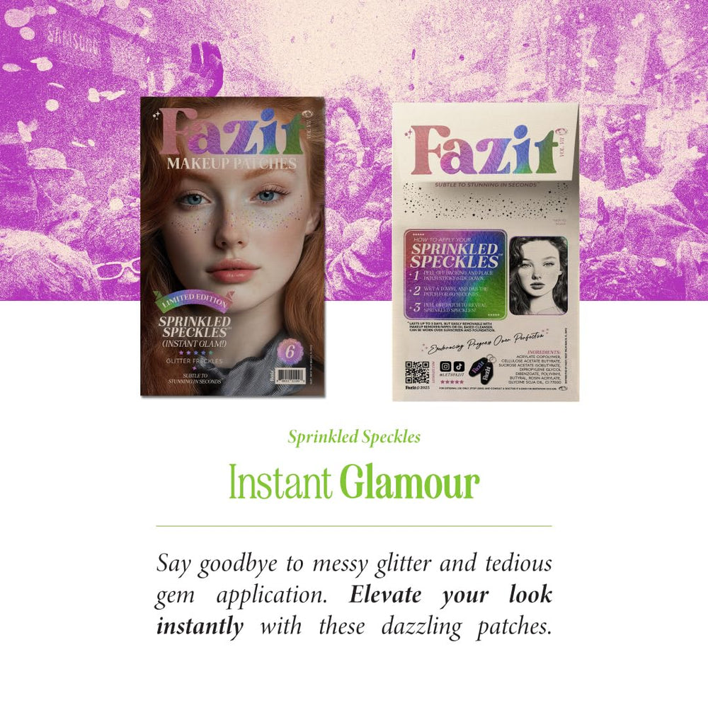 Fazit makeup patches Long lasting speckles for hours of glow