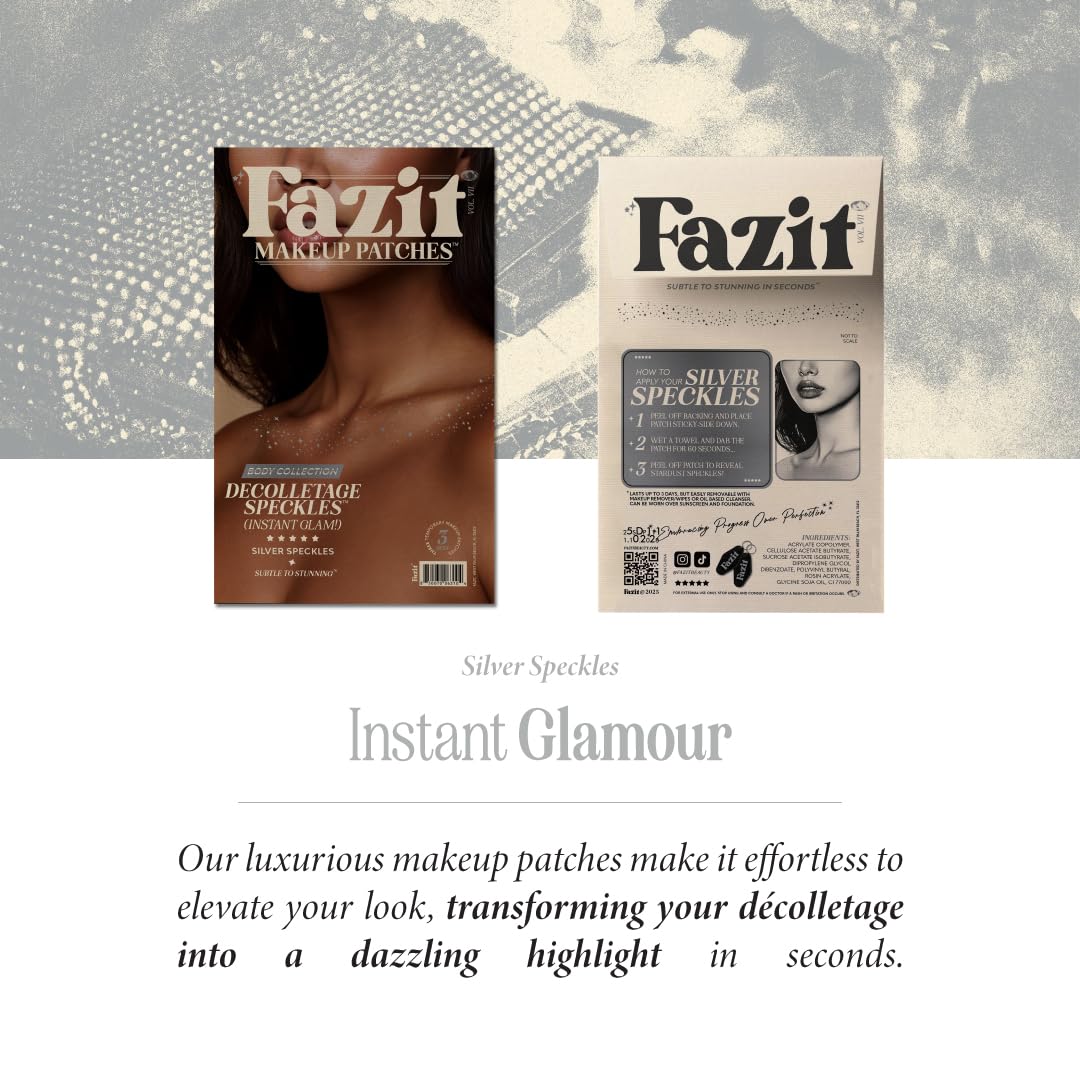 Fazit festival glitter patches enable quick glow for events.