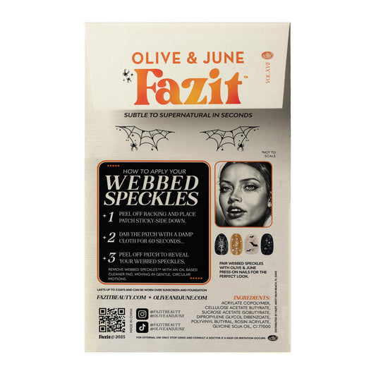 Fazit Glow Up patches provide radiant speckle glitter for daily glam.
