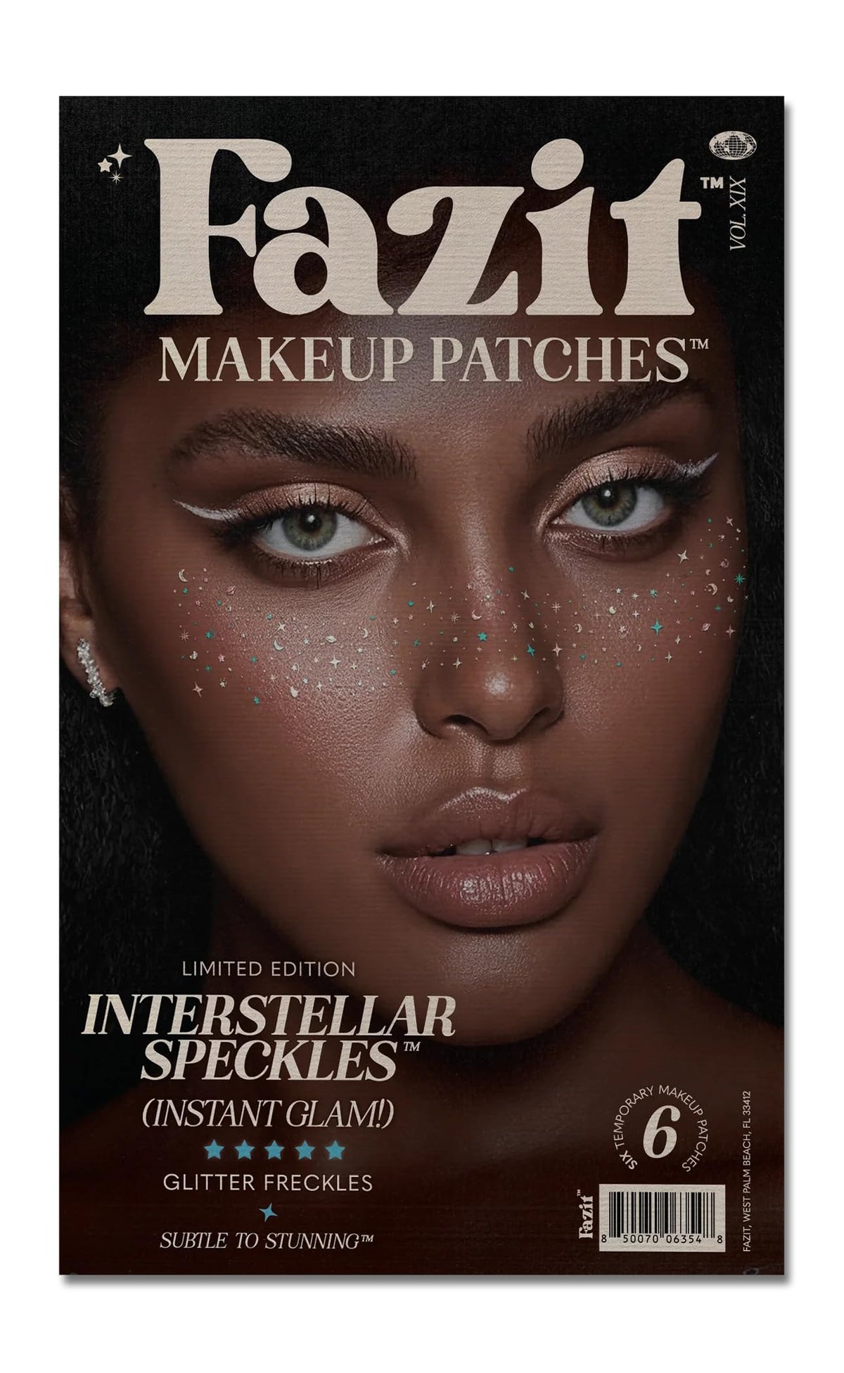 Fazit interstellar eye speckles patch for a quick, long-lasting glitter eye look
