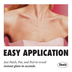 Close-up shows premium materials and gentle adhesion for all skin types.