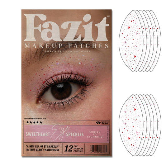 Fazit Makeup Patches Sweetheart Eye Speckles natural eyelid sparkle for daily wear