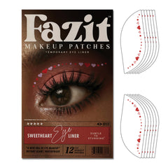 Fazit Sweetheart Wing Eyes patches create easy, sparkly winged look for festive occasions.