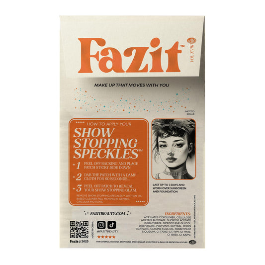 Fazit makeup patches demonstrate waterproof wear for poolside or rainy days