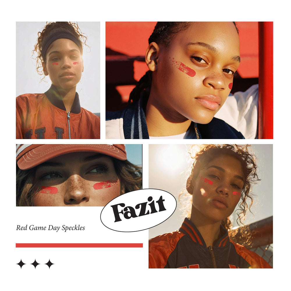 Fazit makeup patches maintain vivid color even when wet or sweaty